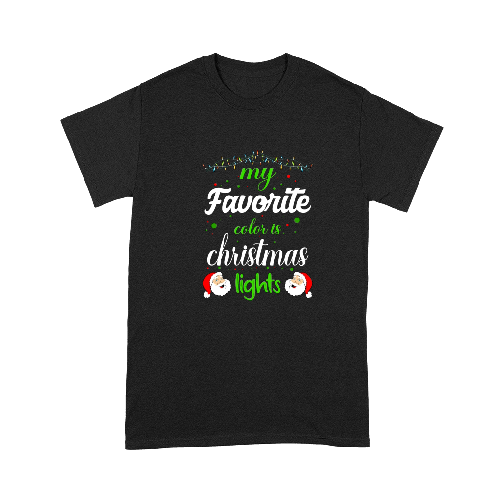 My Favorite Color is Christmas Lights Premium T-shirt