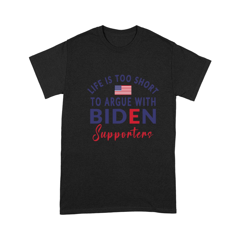 Sarcastic Anti Biden Supporters humor political Premium T-shirt