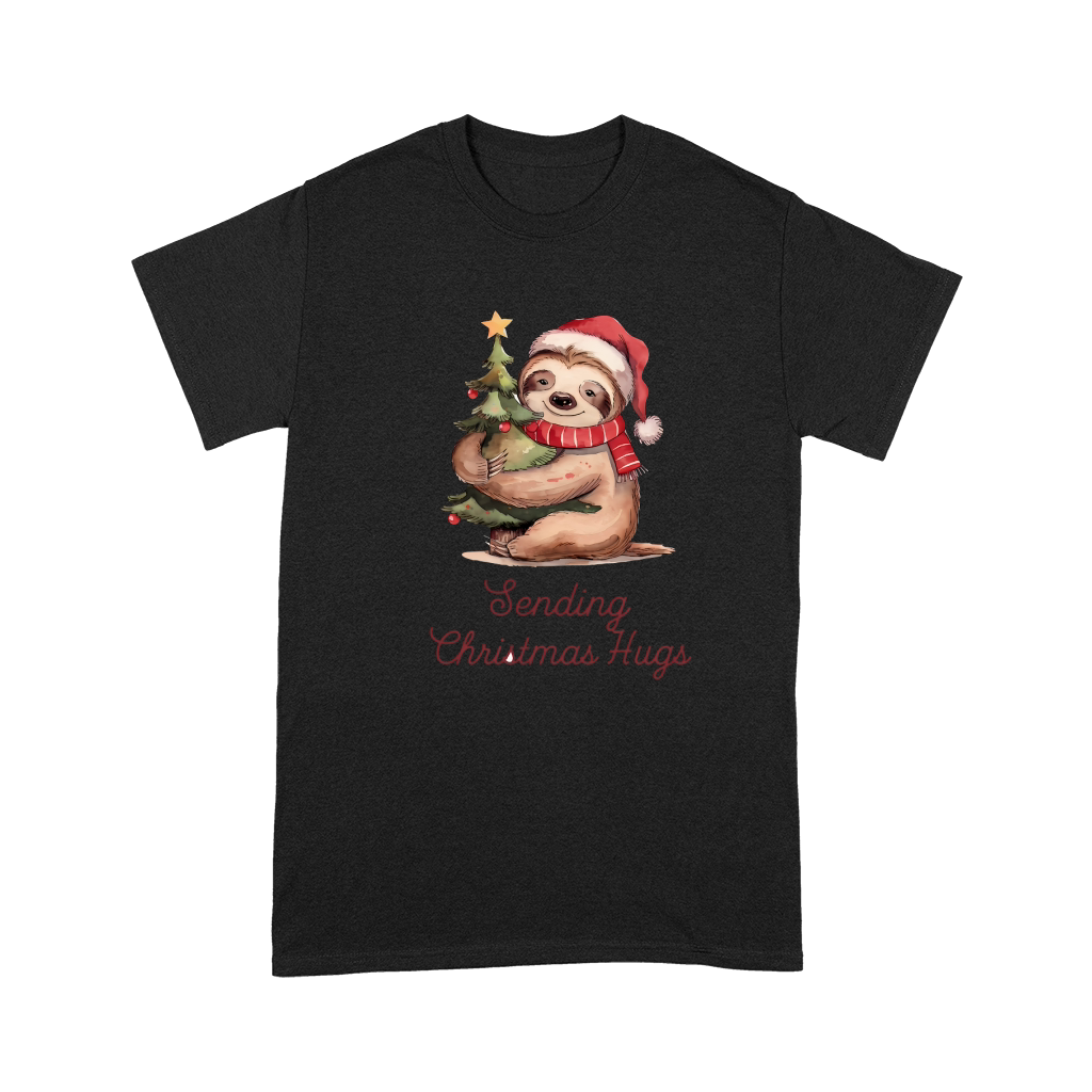 Sending Christmas Hugs Vintage Christmas Premium T-shirt
