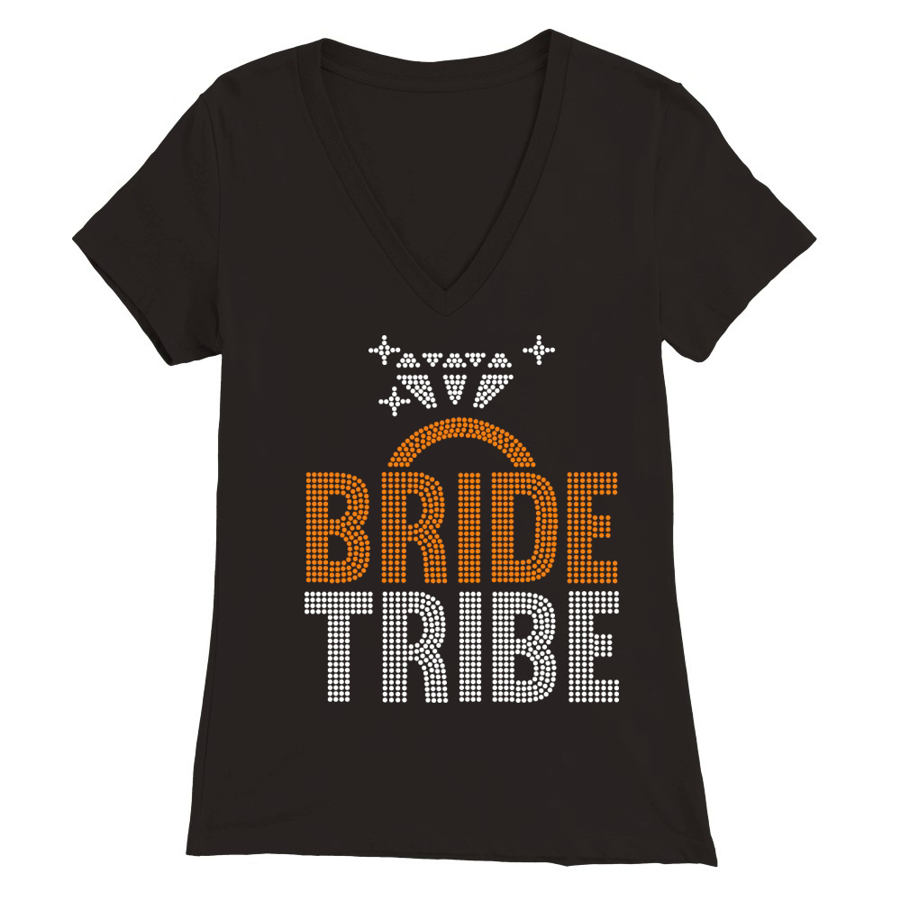 Bride tribe Premium Womens V-Neck T-shirt