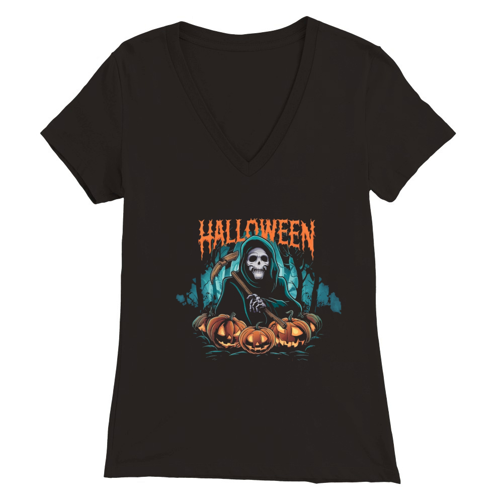 halloween 20.01 Premium Womens V-Neck T-shirt