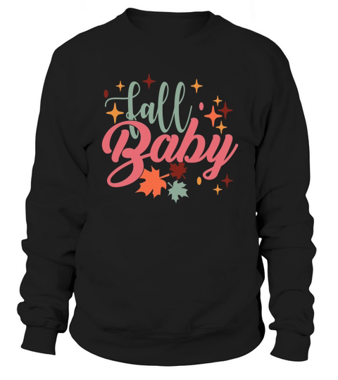 Fall baby Vintage Groovy 4 Sweatshirt Unisex