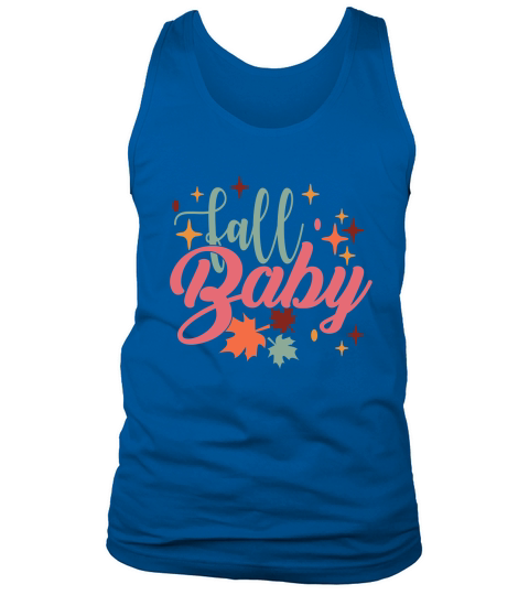 Fall baby Vintage Groovy 4 Tank Top Unisex