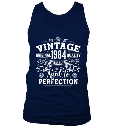 Vintage Birthday TShirt Design Bundle 1984 Tank Top Unisex