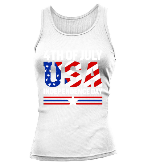 4th of July USA Independence Day 02 Tank top Woman