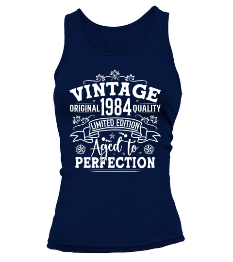 Vintage Birthday TShirt Design Bundle 1984 Tank top Woman