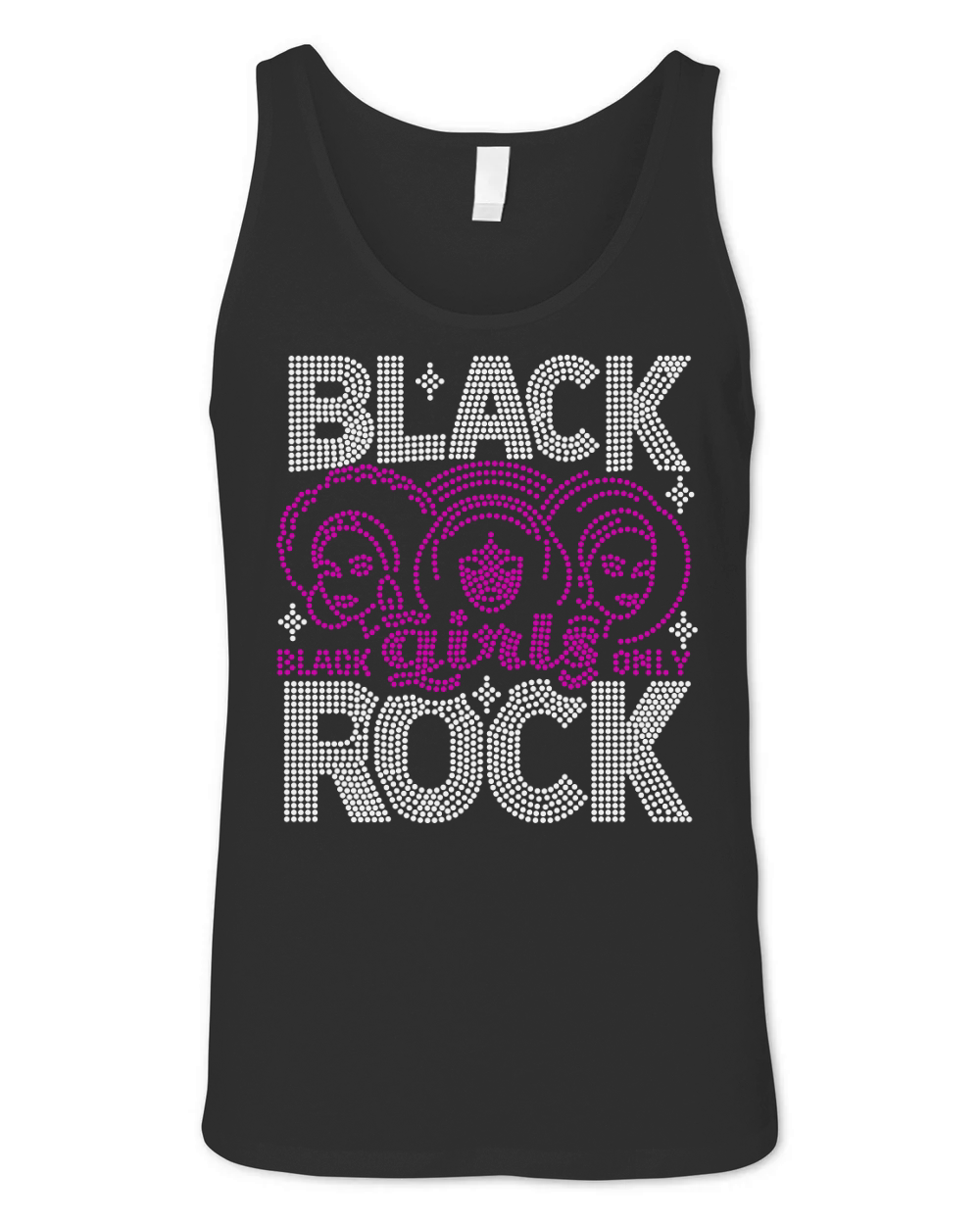 Black girls rock Rhinestone Unisex Jersey Tank