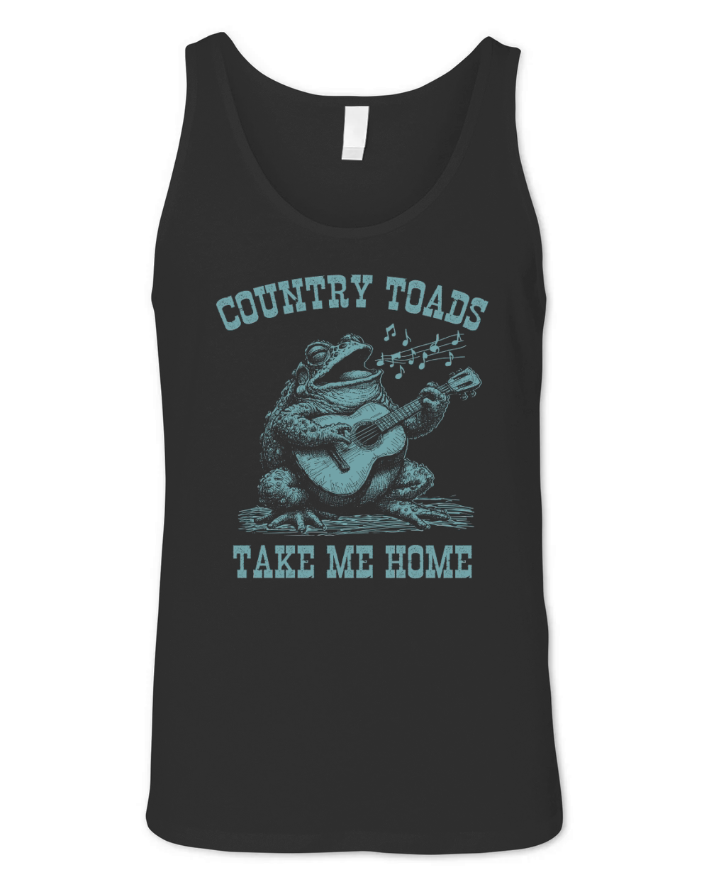 Country Toads Take Me Home D Retro Green Unisex Jersey Tank