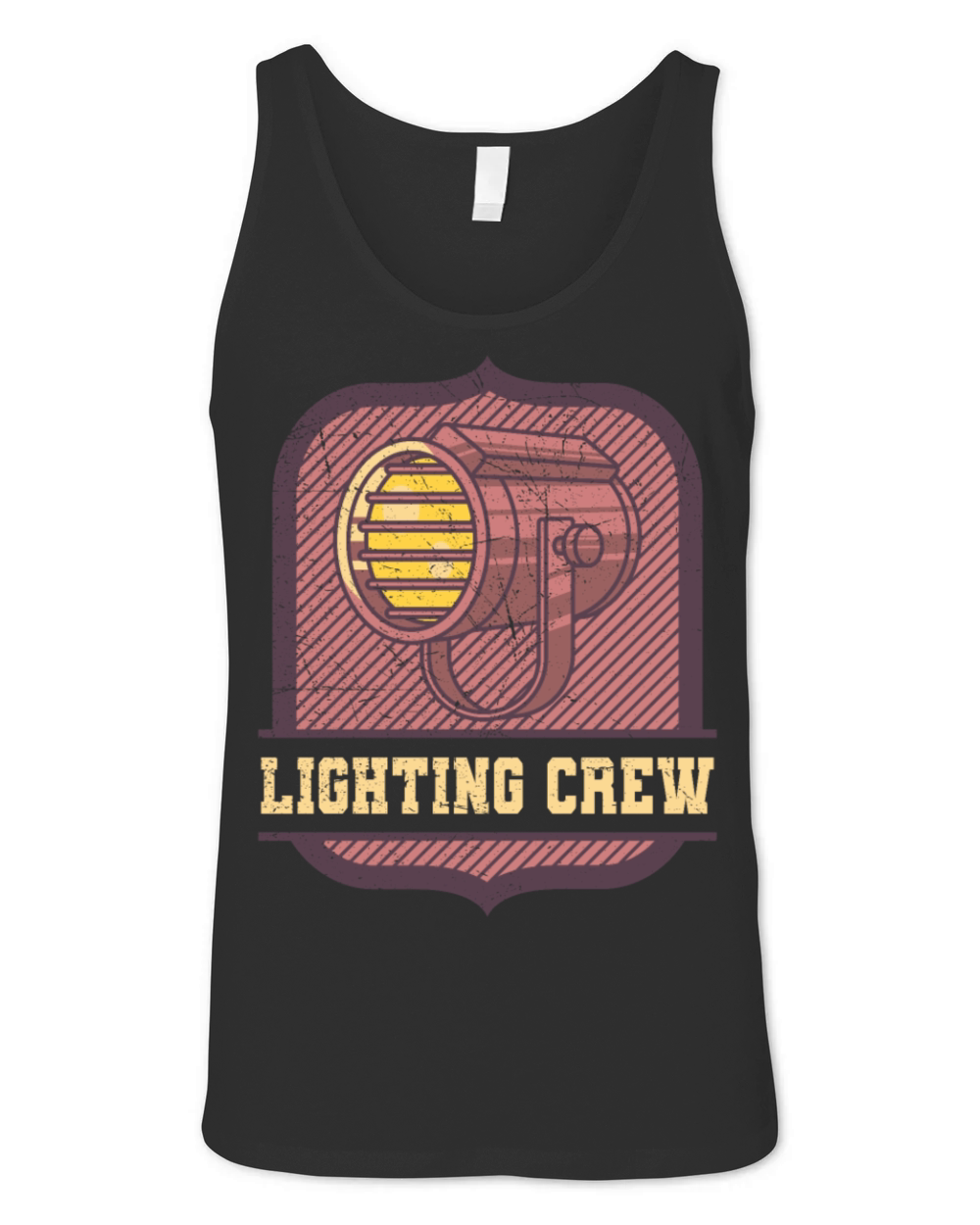 Lighting Crew Retro Light Tech Stage Crew Gifts Unisex Jersey Tank