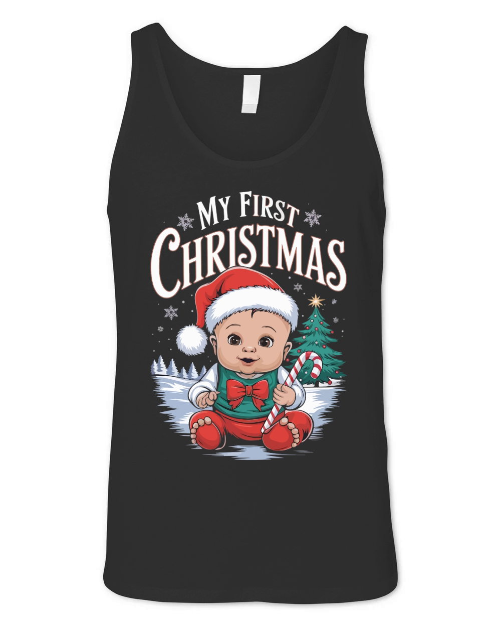 My First Christmas Outfit 05 Unisex Jersey Tank