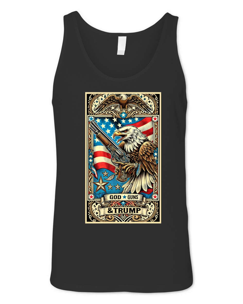 trump Tarot Card 9 Unisex Jersey Tank