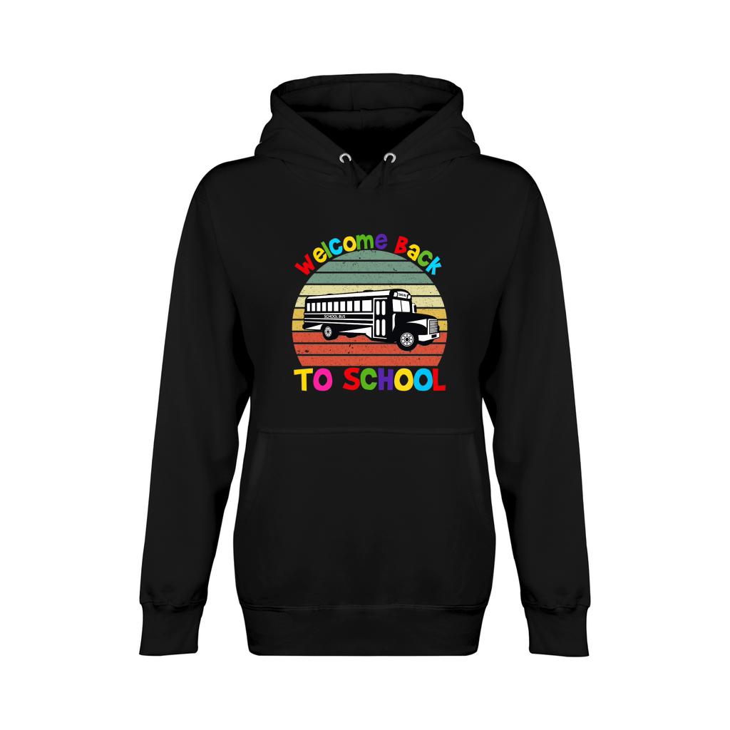 Welcome Back to School Bus 02 Unisex Premium Pullover Hoodie