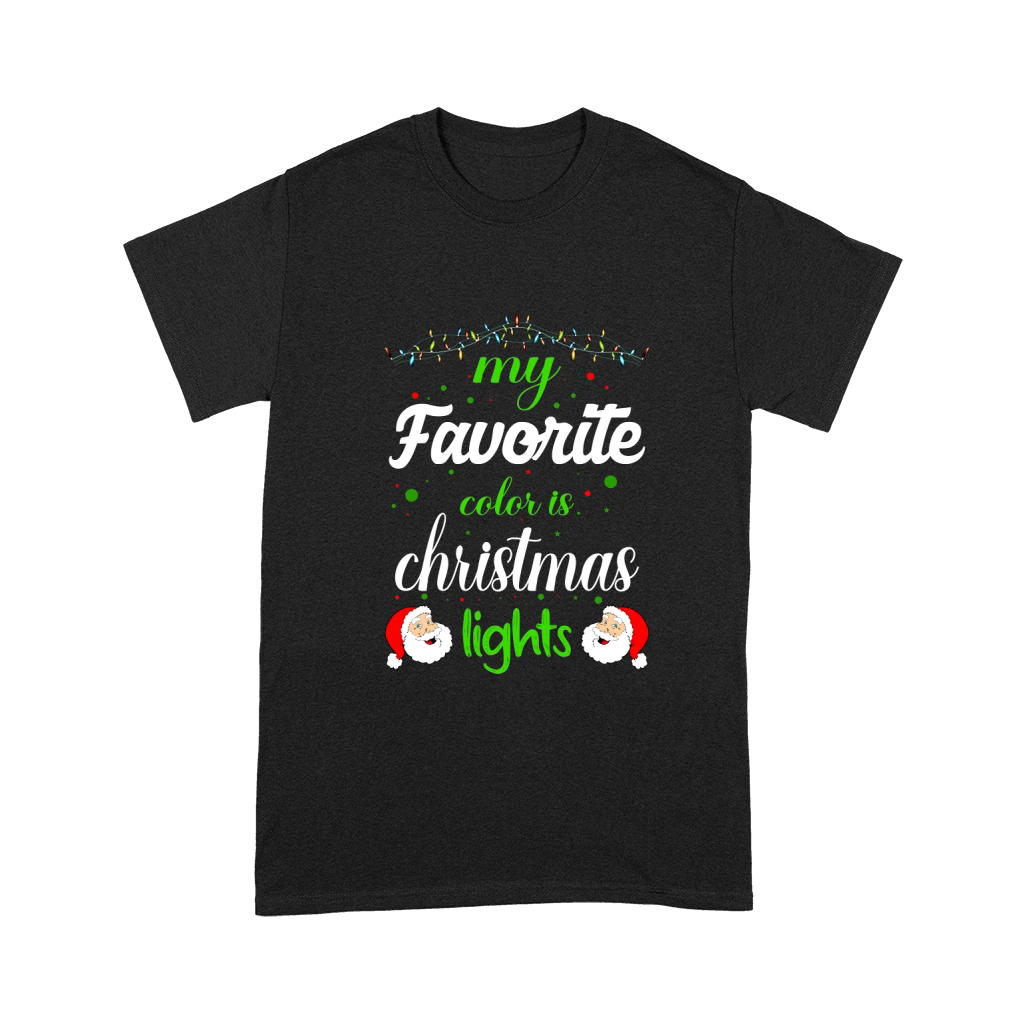 My Favorite Color is Christmas Lights Unisex T-Shirt