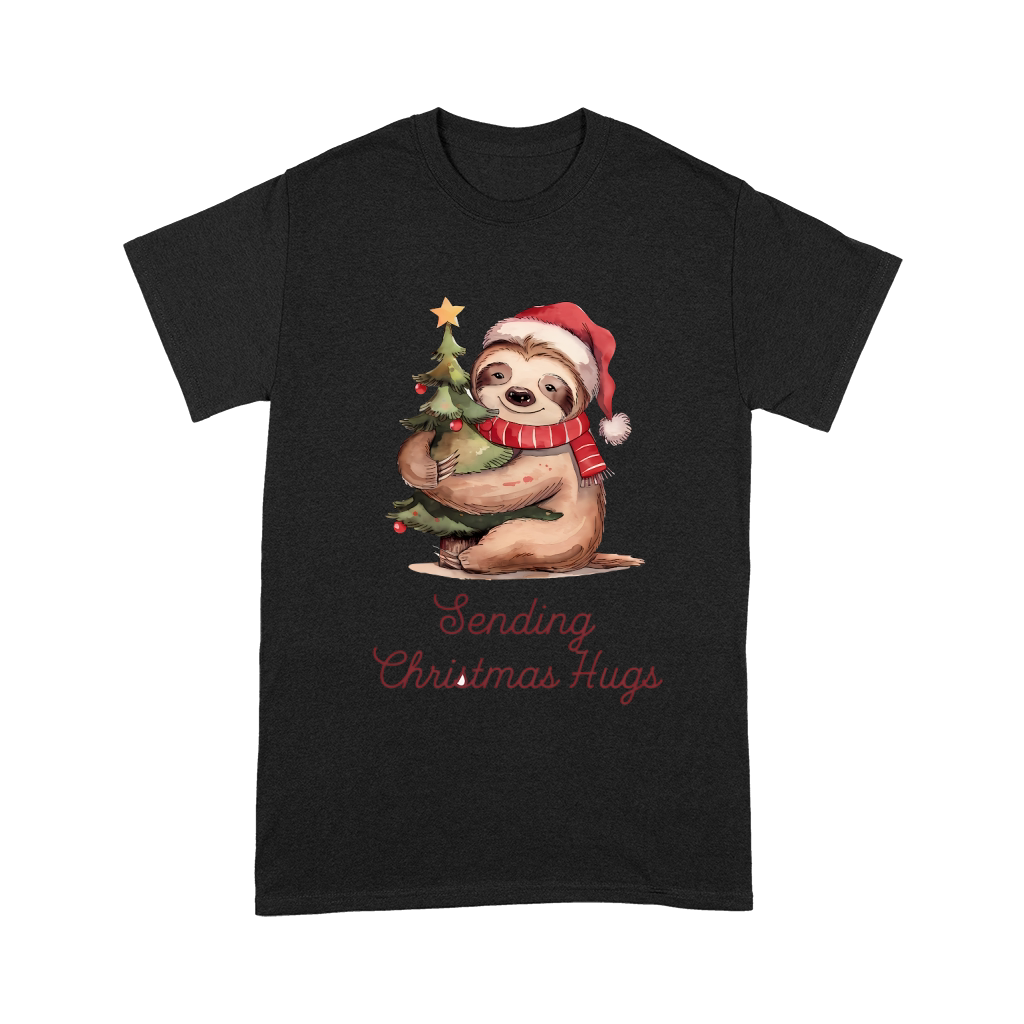 Sending Christmas Hugs Vintage Christmas Unisex T-Shirt
