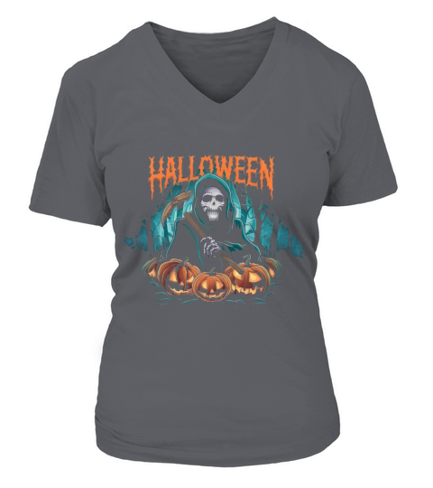 halloween 20.01 V-neck T-Shirt Woman