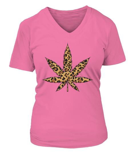 Leaves 03 V-neck T-Shirt Woman