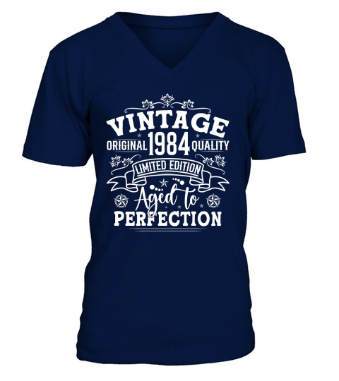 Vintage Birthday TShirt Design Bundle 1984 V-Neck T-shirt