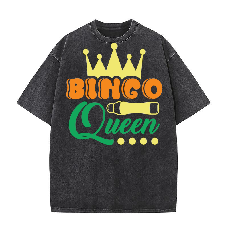 Bingo Queen 03 Washed T-Shirt