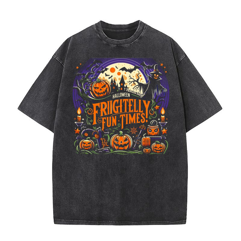 halloween friggitelli fun time Washed T-Shirt
