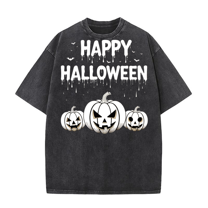 Happy Halloween 20 11 Washed T-Shirt
