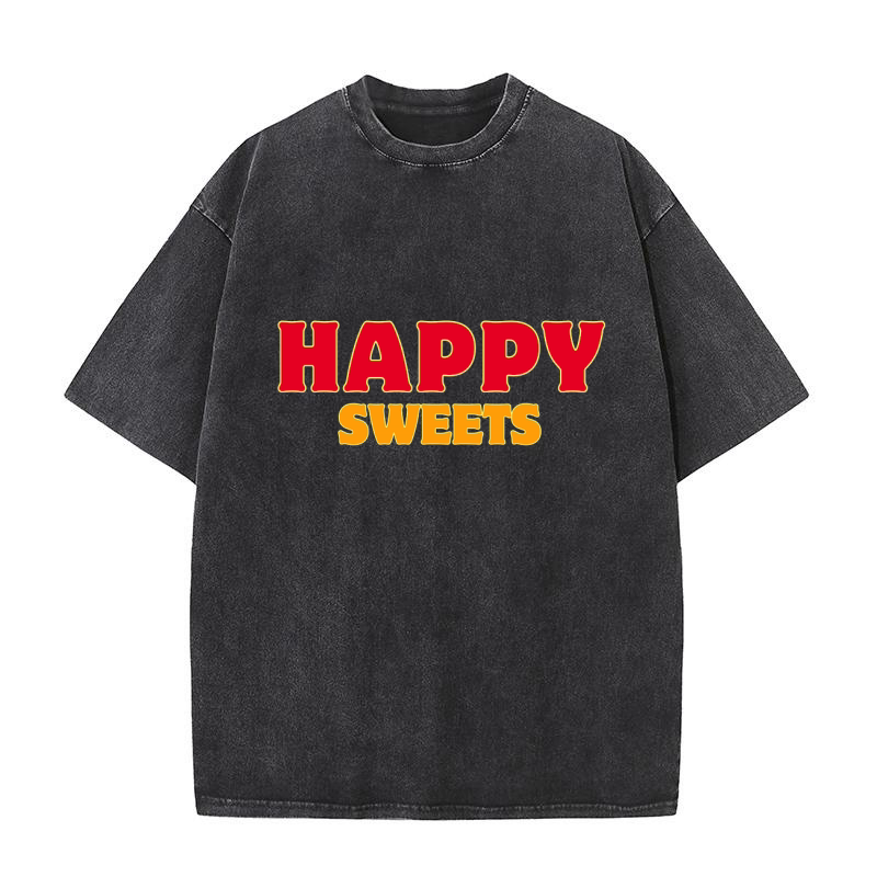 Happy sweets Washed T-Shirt