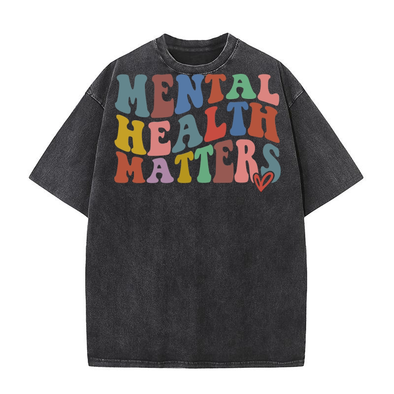 Mental Health Matters Washed T-Shirt