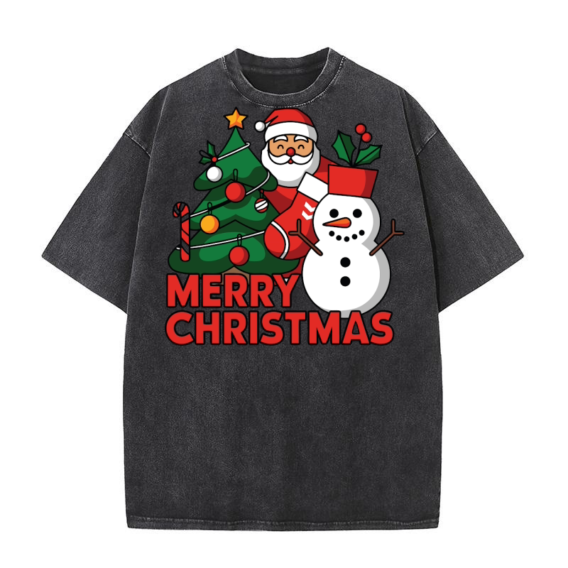 Merry Christmas 15 Washed T-Shirt