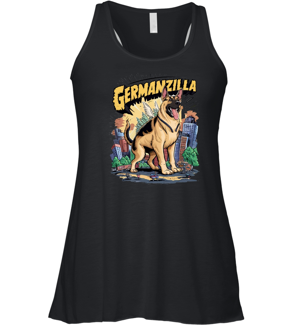 dogzilla (3) Women's Flowy Tank Top