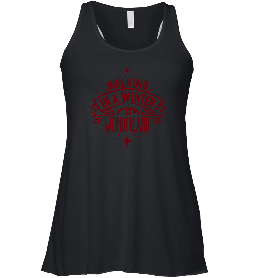 Walking in a winter wonderland Women's Flowy Tank Top