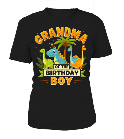 Grandma Of The Birthday Dinosaur 03 Women's T-Shirt