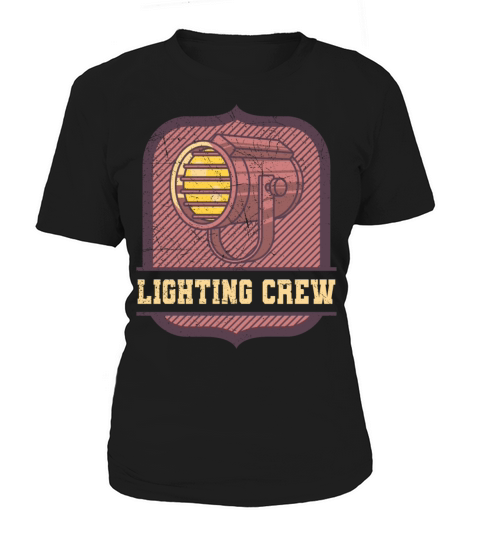 Lighting Crew Retro Light Tech Stage Crew Gifts Women's T-Shirt