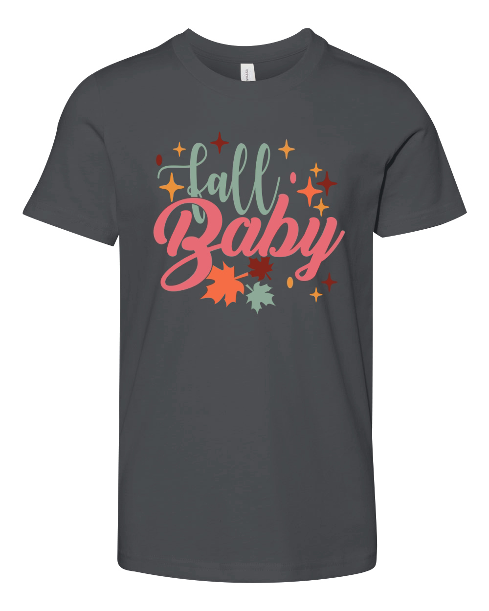 Fall baby Vintage Groovy 4 Youth Unisex Jersey Tee