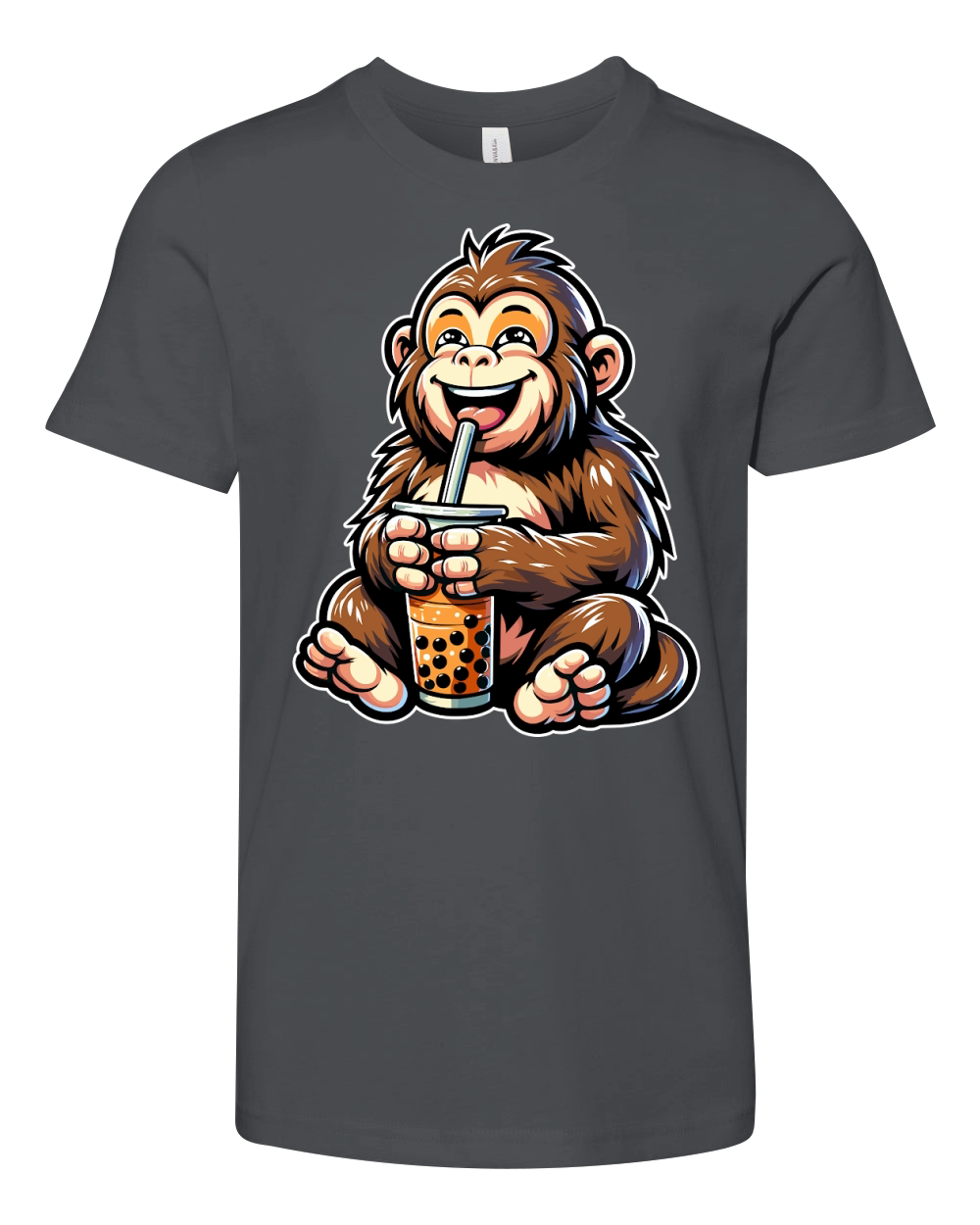 monkey BOBA TEA 4 Youth Unisex Jersey Tee