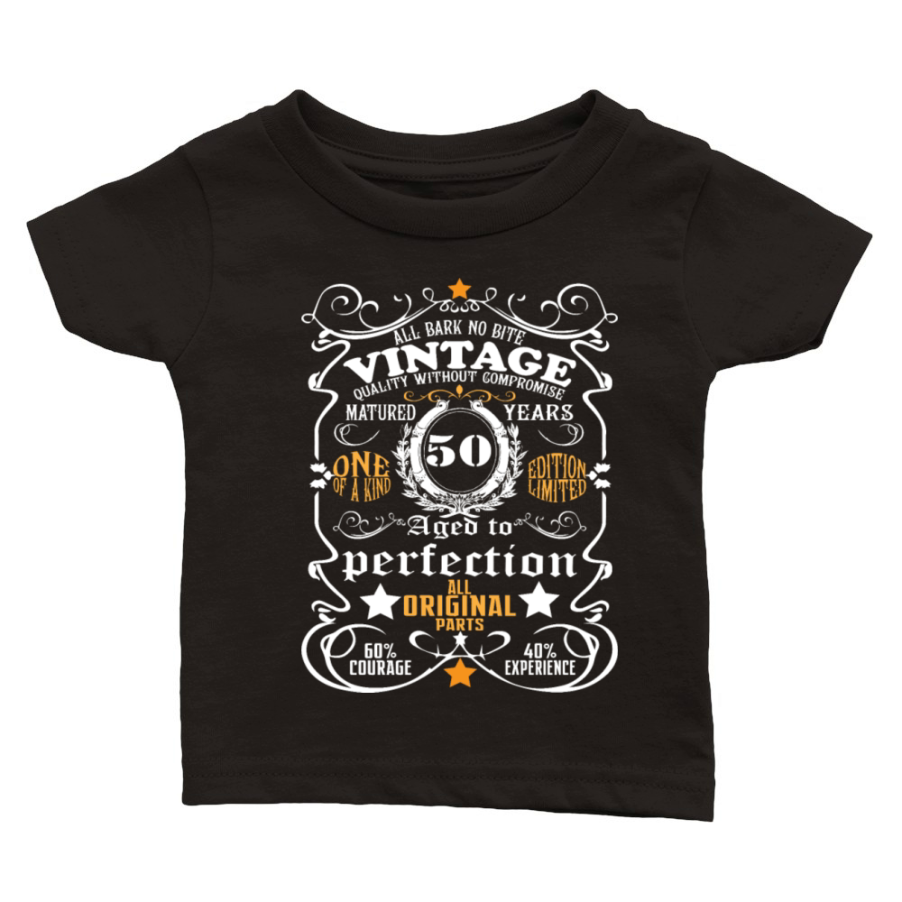 50th Birthday Shirt vintage 50th Birthday Gift Classic Baby Crewneck T-shirt