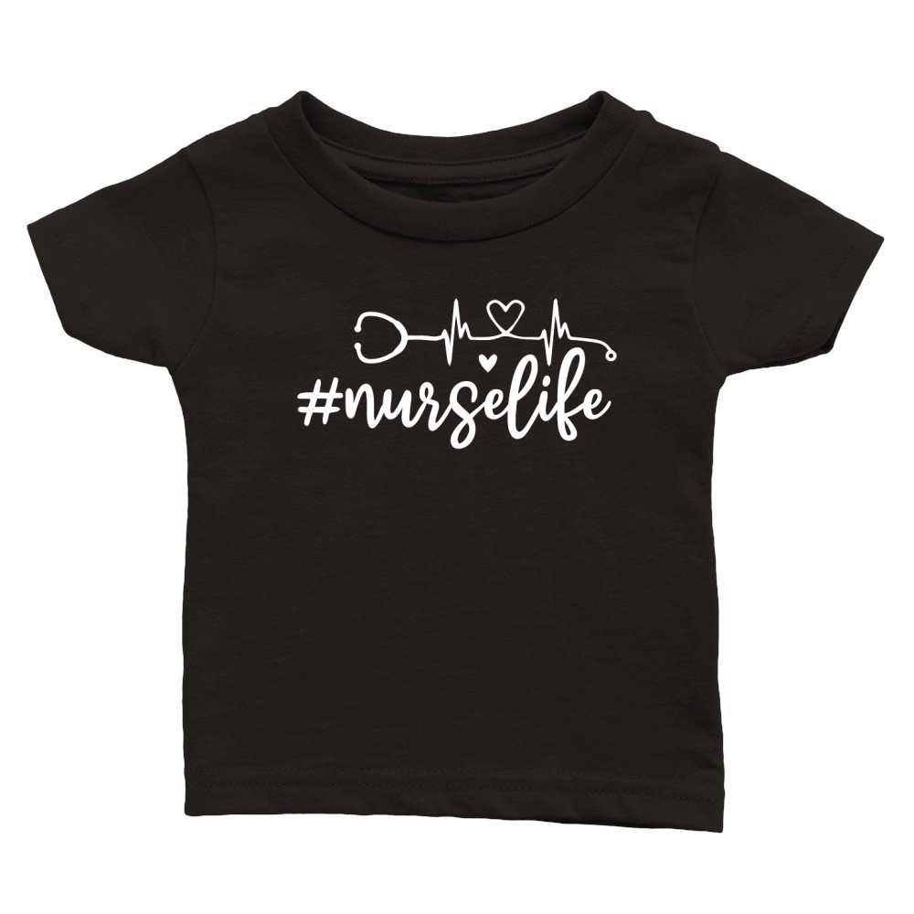 Nurse Life Classic Baby Crewneck T-shirt
