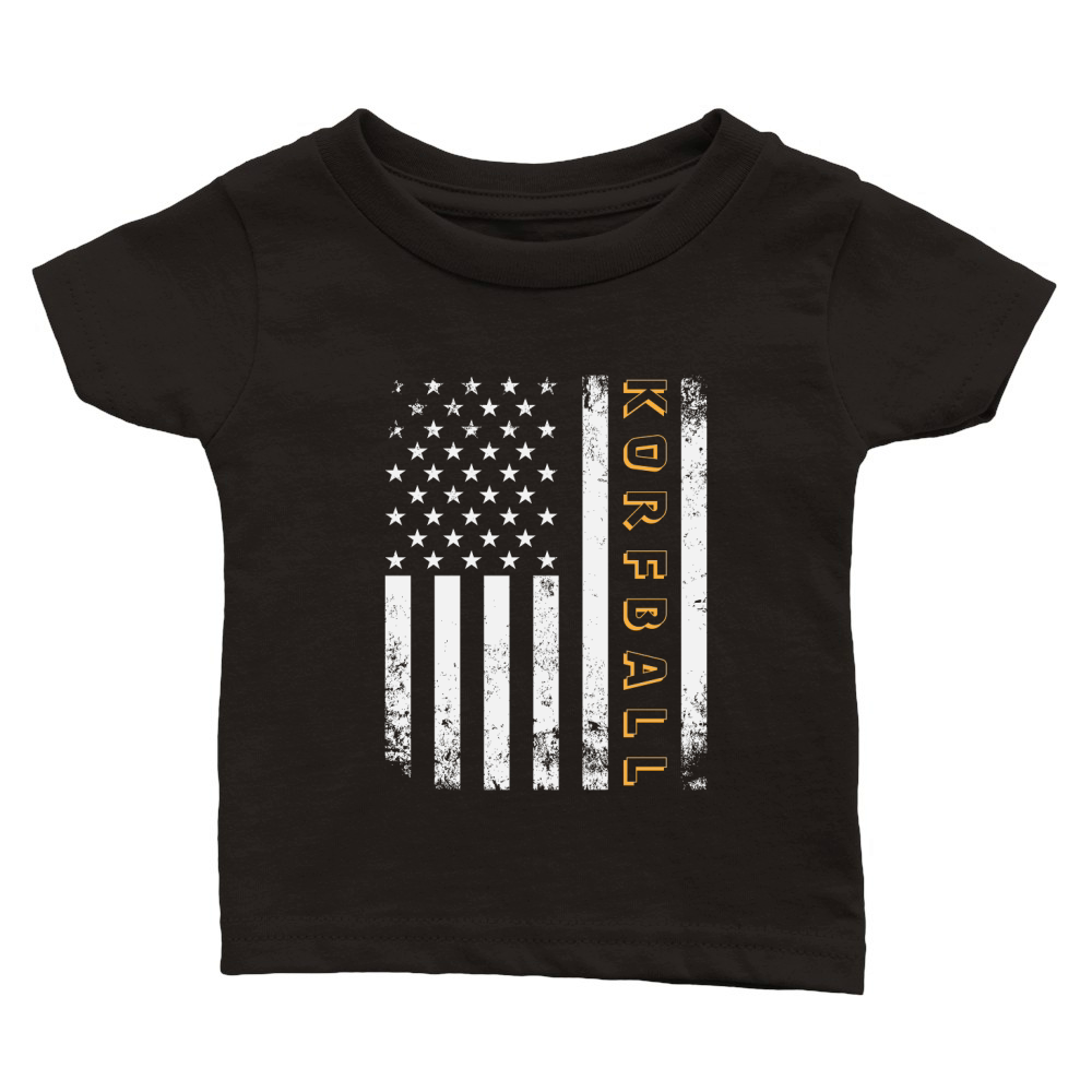 Sport Us Flag Korfball Classic Baby Crewneck T-shirt