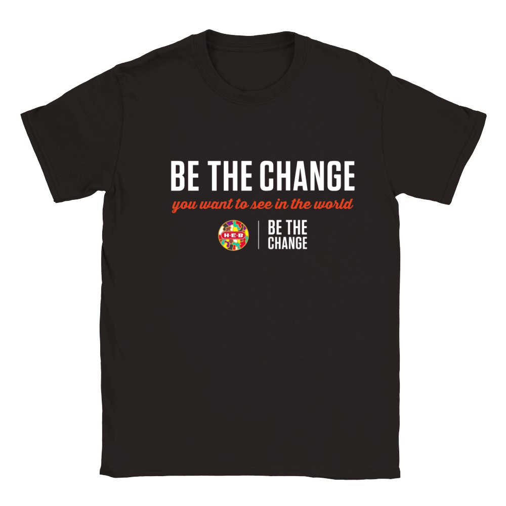 Be the change Classic Kids Crewneck T-shirt