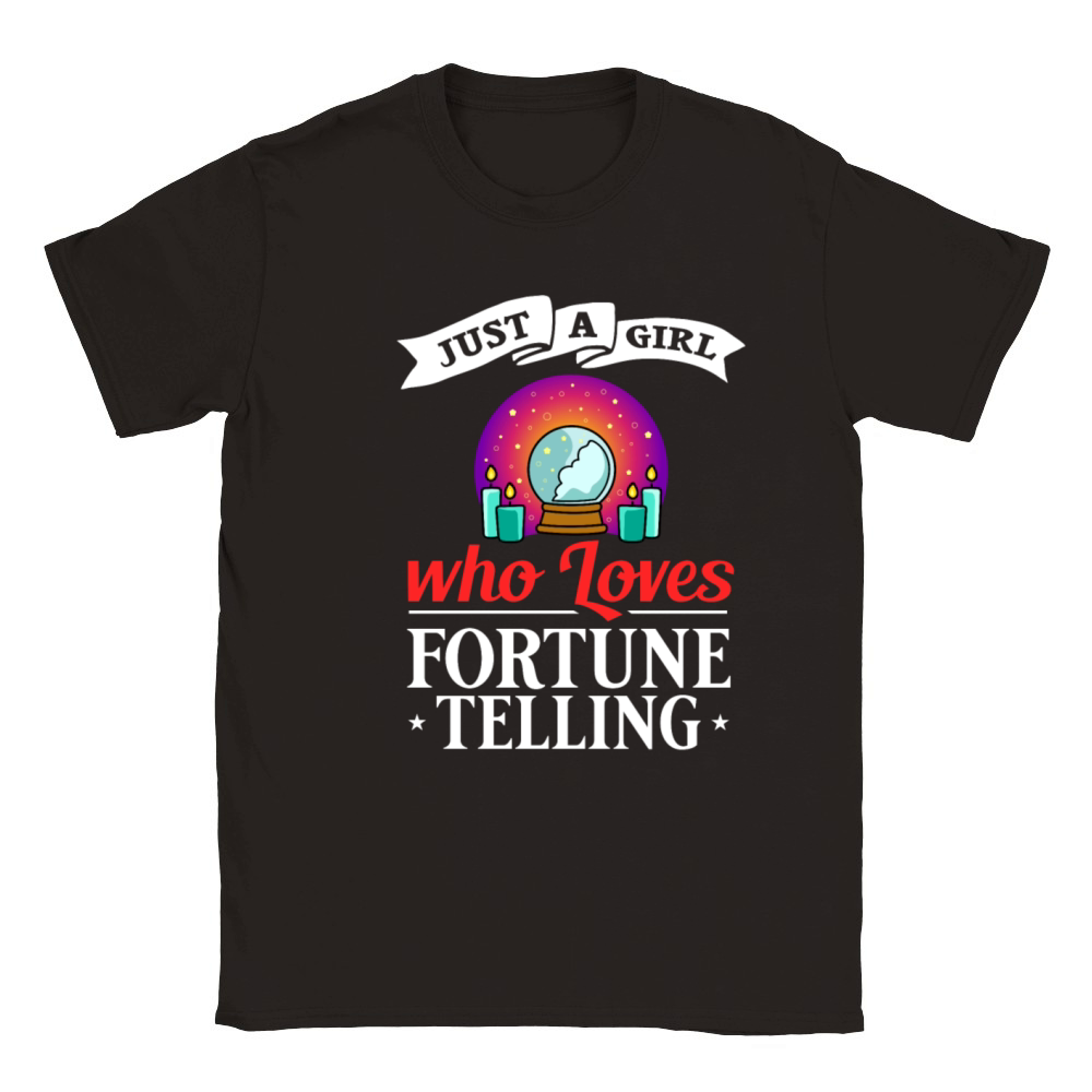 Fortune Telling Paper Cards Crystal Ball Classic Kids Crewneck T-shirt