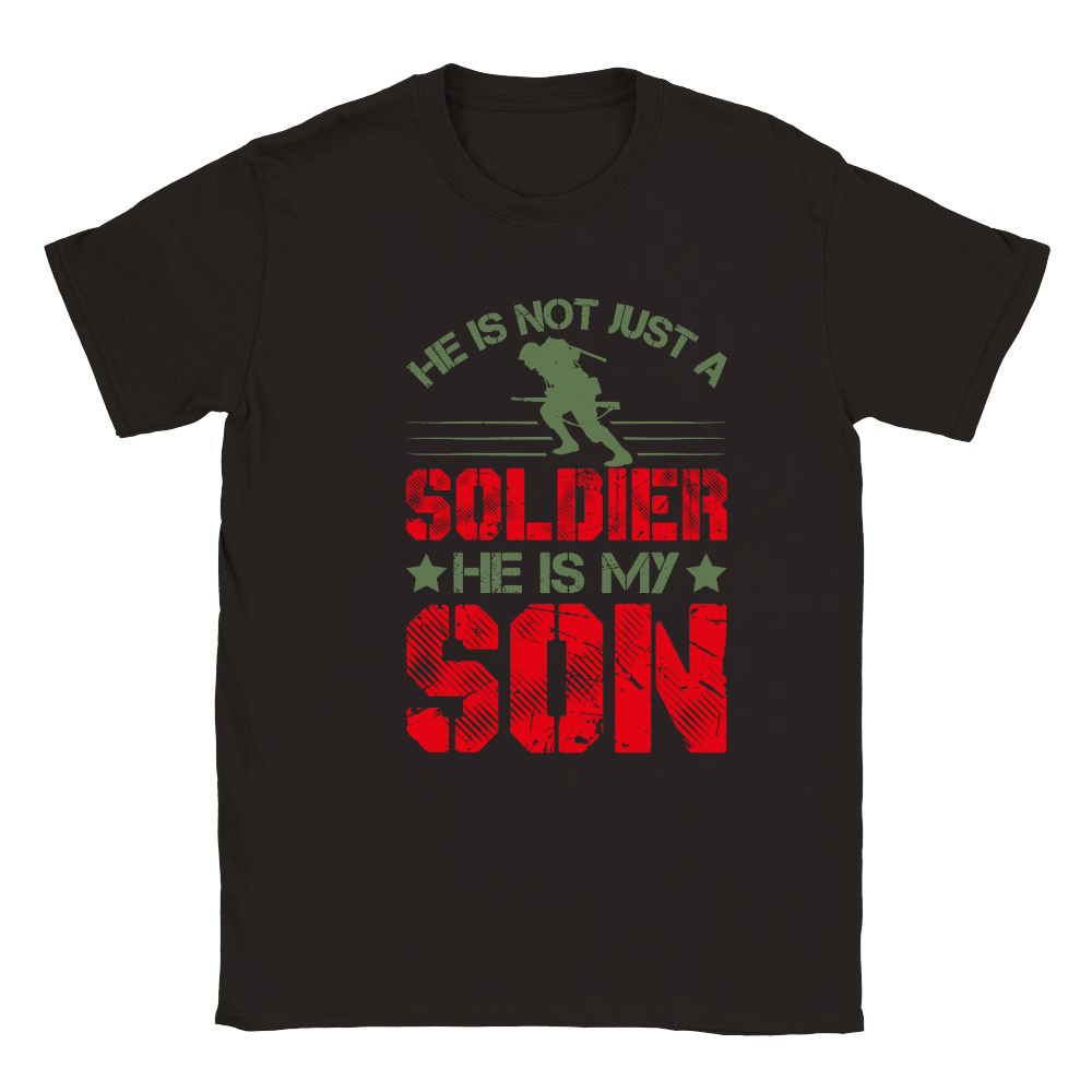 He Is Not Just A Soldier He Is My Son  (1) Classic Kids Crewneck T-shirt