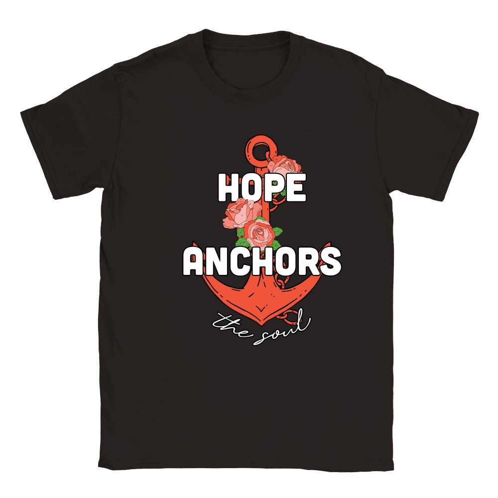 Hope Anchors the Soul Flora Classic Kids Crewneck T-shirt