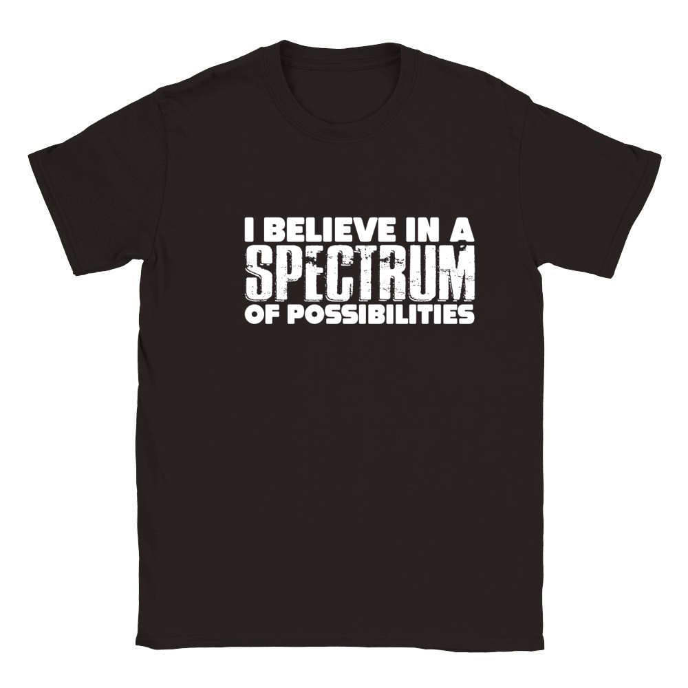 I believe in a spectrum of possibilities Classic Kids Crewneck T-shirt