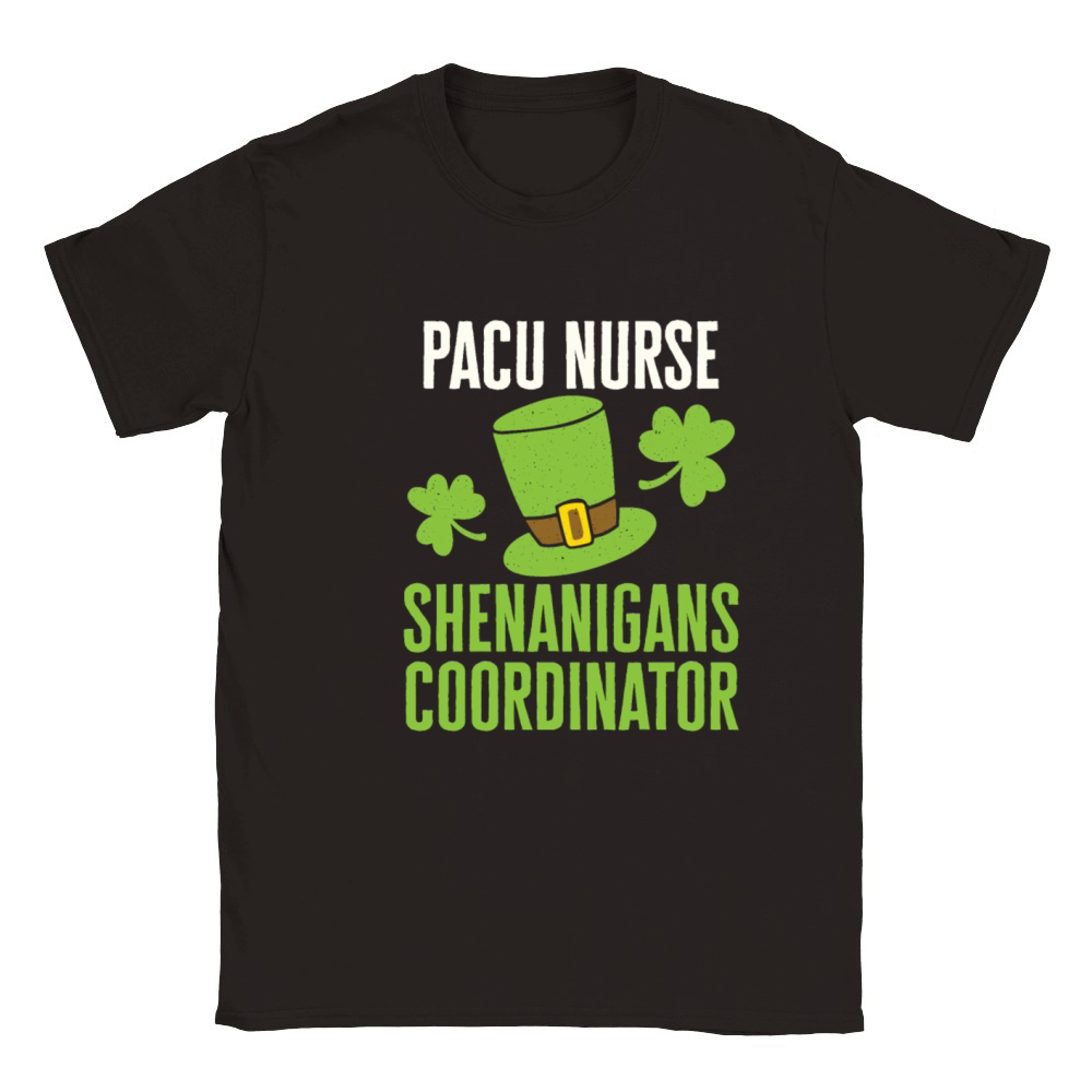 PACU Nurse St Patricks Day Shenanigans Coordinator Classic Kids Crewneck T-shirt