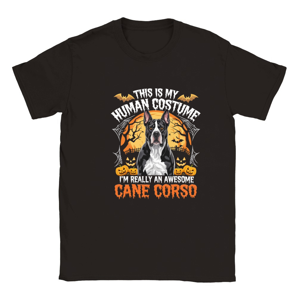 This Is My Human Costume, Im Really An Awesome Cane Corso Classic Kids Crewneck T-shirt