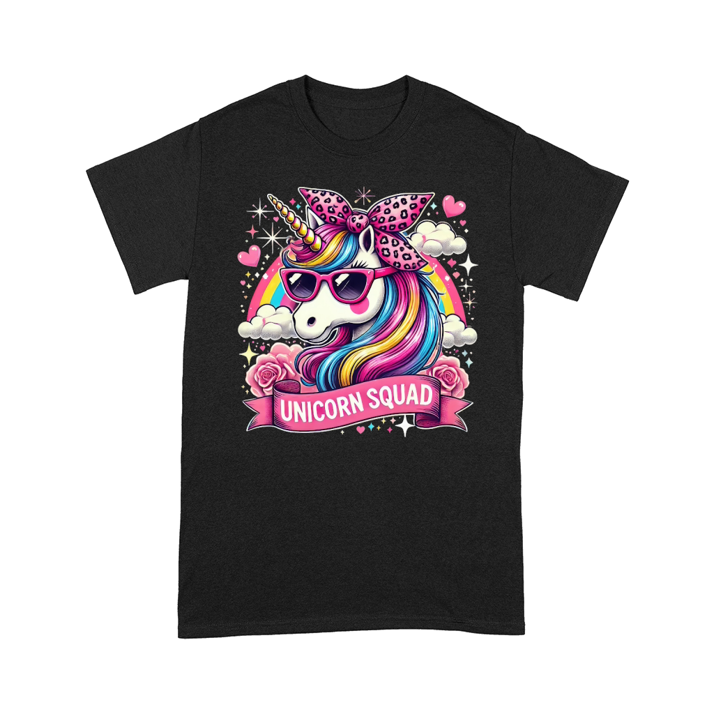 Graceful Unicorn Leopard Bandana Comfort T-shirt