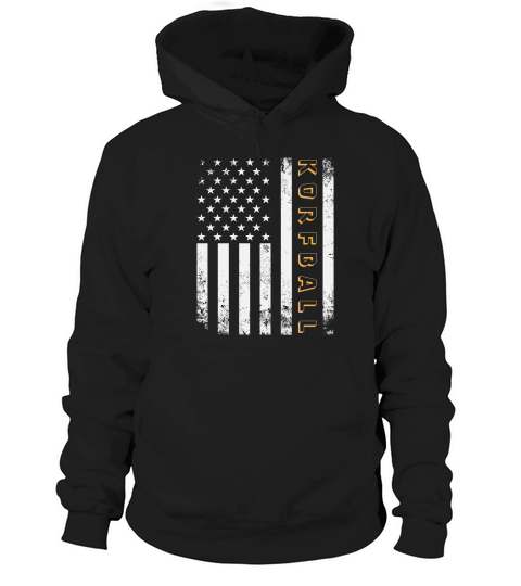 Sport Us Flag Korfball Hoodie Unisex
