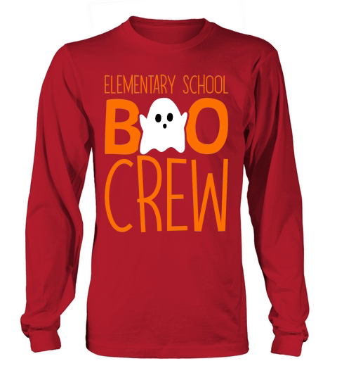 elementary school boo crew Long sleeved Unisex