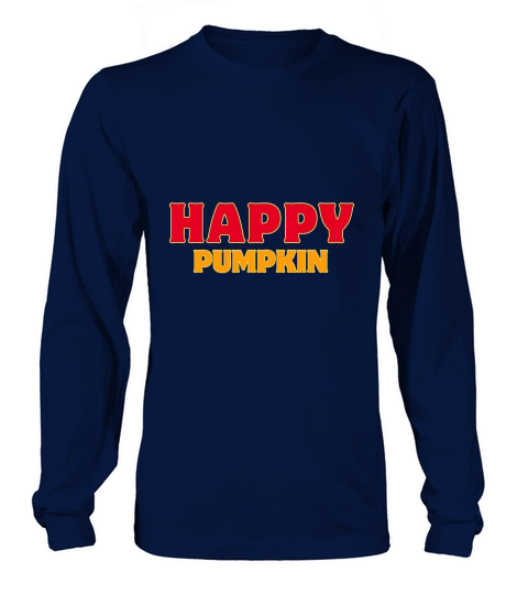 Happy pumpkin Long sleeved Unisex