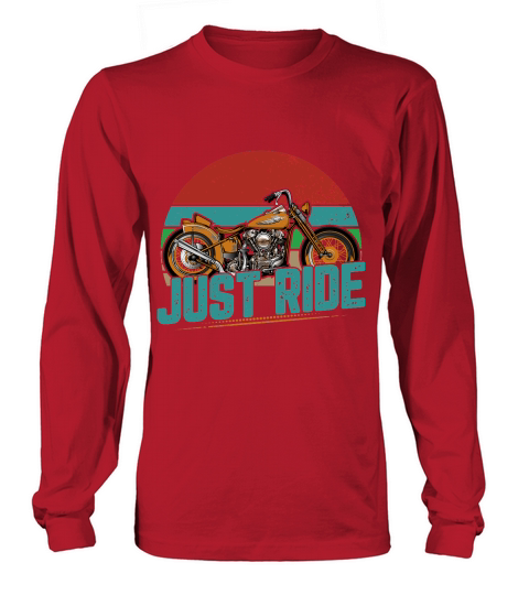 Just Ride Motorbike Long sleeved Unisex