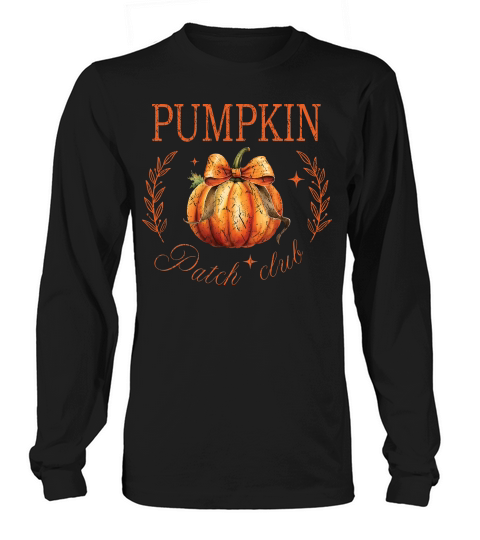 Pumpkin Patch Club Retro Long sleeved Unisex