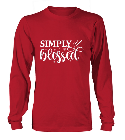 Simply blessed Long sleeved Unisex
